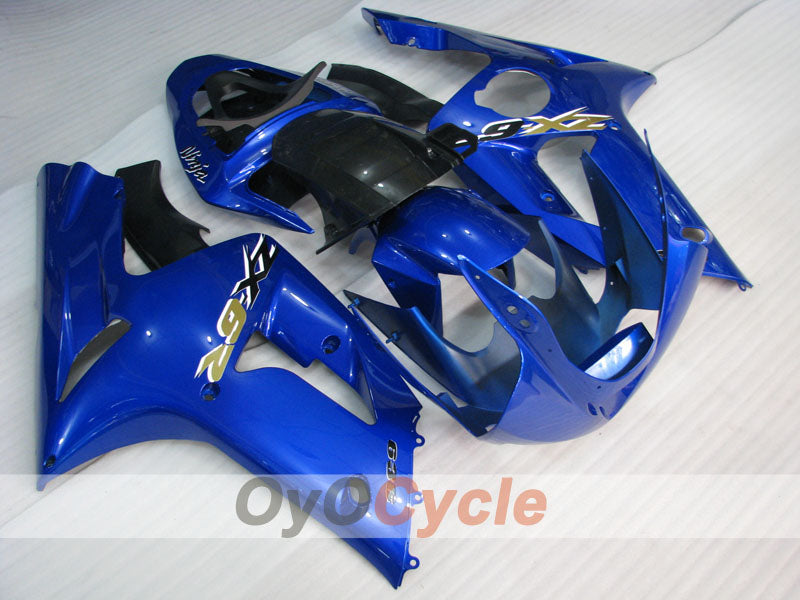 Injection Fairing kit for 03-04 NINJA ZX-6R - Blue - Factory Style #OYO87906042 Main image