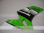 Injection Fairing kit for 03-04 NINJA ZX-6R - Green, Black - Nakano #OYO87906044