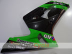 Injection Fairing kit for 03-04 NINJA ZX-6R - Green, Black - Nakano #OYO87906046
