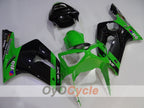 Injection Fairing kit for 03-04 NINJA ZX-6R - Green, Black - Nakano #OYO87906046