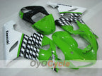 Injection Fairing kit for 05-06 NINJA ZX-6R - Green, White - Factory Style #OYO87906047