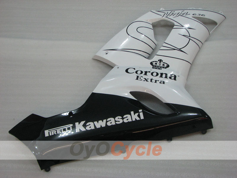 Left & Right Side Fairing For Kawasaki 05-06 Ninja ZX-6R #OYO87913137 Secondary image