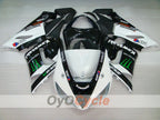 Injection Fairing kit for 05-06 NINJA ZX-6R - White, Black - Monster #OYO87906053