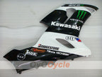 Injection Fairing kit for 05-06 NINJA ZX-6R - White, Black - Monster #OYO87906053