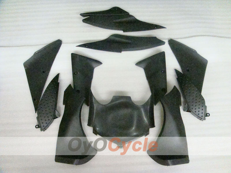 Injection Fairing kit for 05-06 NINJA ZX-6R - White, Black - West #OYO87906056