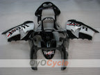Fairing kit for 00-01 NINJA ZX-9R - White, Black - West #OYO87906064