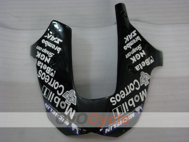 Fairing kit for 00-01 NINJA ZX-9R - White, Black - West #OYO87906064