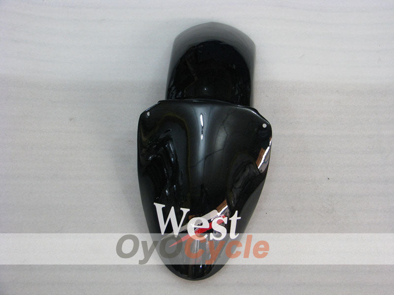 Fairing kit for 00-01 NINJA ZX-9R - White, Black - West #OYO87906064