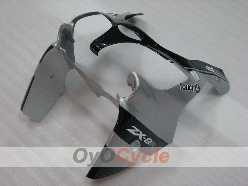 Fairing kit for 02-03 NINJA ZX-9R - Black, Silver - Monster #OYO87906068
