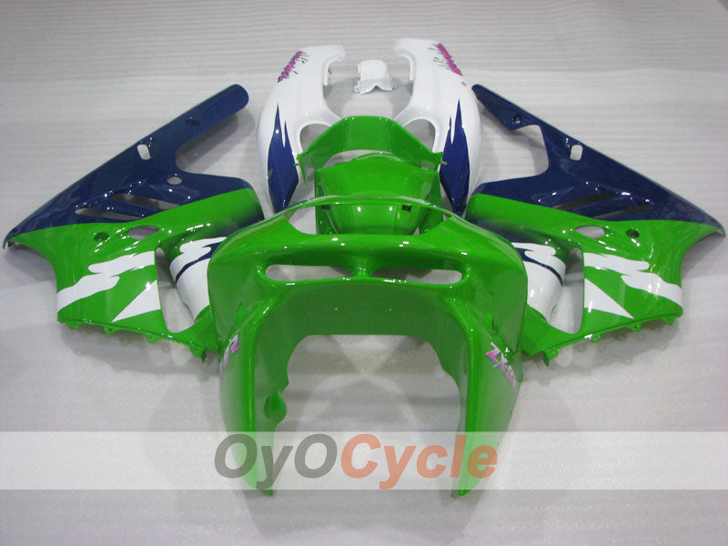 Fairing kit for 94-97 NINJA ZX-9R - Green, Blue, White - Factory Style #OYO87906071