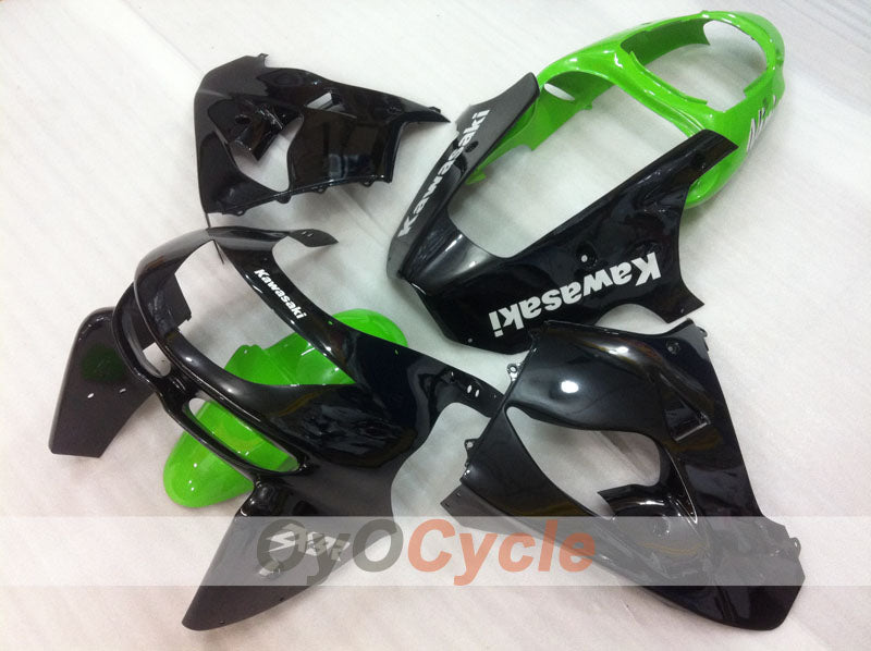 Fairing kit for 98-99 NINJA ZX-9R - Green, Black - Factory Style #OYO87906078