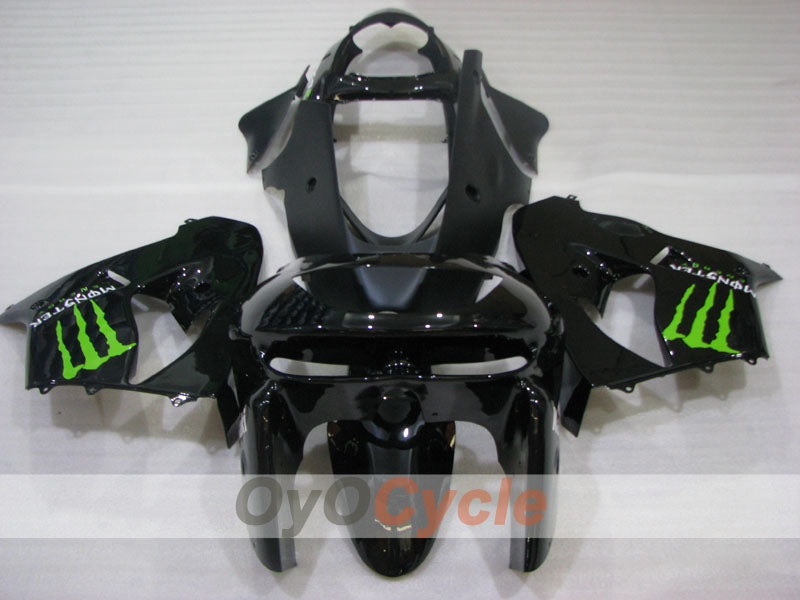 Fairing kit for 98-99 NINJA ZX-9R - Black - Monster #OYO87906079 Secondary image