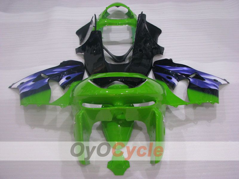 Fairing kit for 98-99 NINJA ZX-9R - Green, Purple, Black - Factory Style #OYO87906082 Secondary image