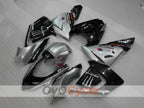 Injection Fairing kit for 04-05 NINJA ZX-10R - Black, Silver - Monster #OYO87906086