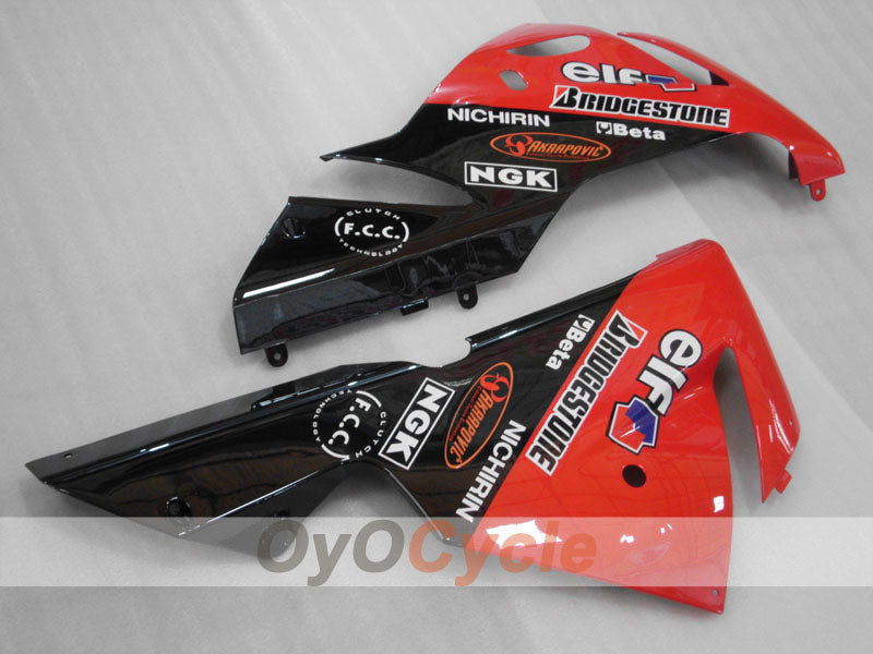Injection Fairing kit for 04-05 NINJA ZX-10R - Red, Black - Monster #OYO87906087