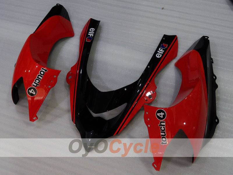 Injection Fairing kit for 04-05 NINJA ZX-10R - Red, Black - Monster #OYO87906088