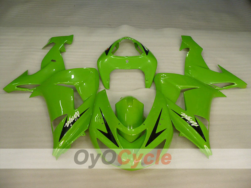 Injection Fairing kit for 06-07 NINJA ZX-10R - Green - Factory Style #OYO87906092 Secondary image