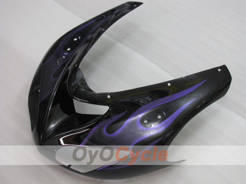 Injection Fairing kit for 06-07 NINJA ZX-10R - Purple, Black - Flame #OYO87906096
