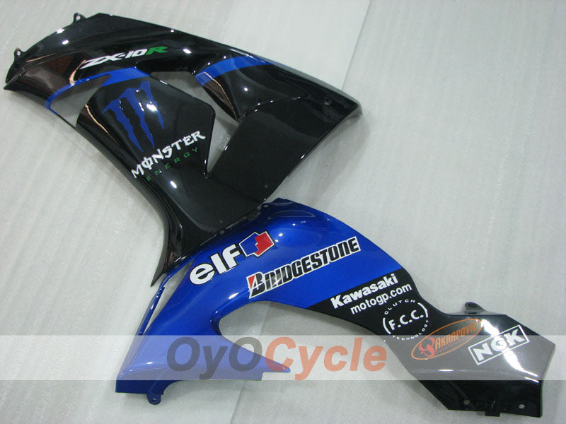 Left & Right Side Fairing For Kawasaki 06-07 Ninja ZX-10R #OYO87913418 Main image