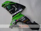 Injection Fairing kit for 06-07 NINJA ZX-10R - Green, Black - Monster #OYO87906099