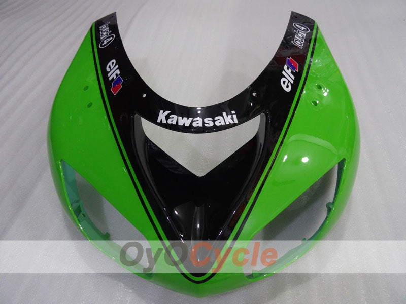 Injection Fairing kit for 06-07 NINJA ZX-10R - Green, Black - Monster #OYO87906099