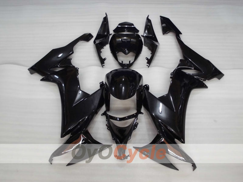Injection Fairing kit for 08-10 NINJA ZX-10R - Green, Black - Flame #OYO87906102 Secondary image