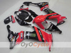 Injection Fairing kit for 08-10 NINJA ZX-10R - Red, Black - Monster #OYO87906103