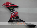 Injection Fairing kit for 08-10 NINJA ZX-10R - Red, Black - Monster #OYO87906103