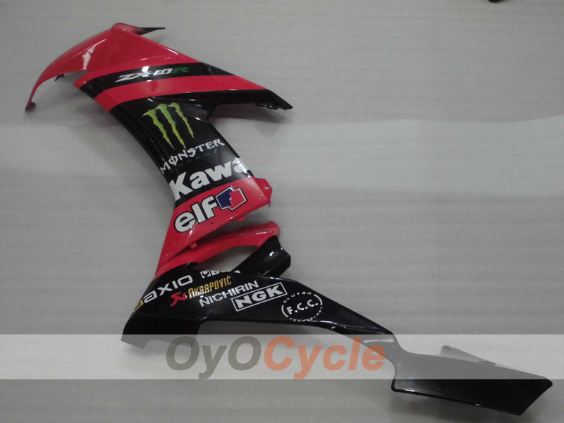 Left & Right Side Fairing For Kawasaki 08-10 Ninja ZX-10R #OYO87913456