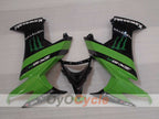 Injection Fairing kit for 08-10 NINJA ZX-10R - Green, Black - Monster #OYO87906106