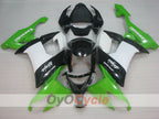 Injection Fairing kit for 08-10 NINJA ZX-10R - Green, White, Black - Factory Style #OYO87906107