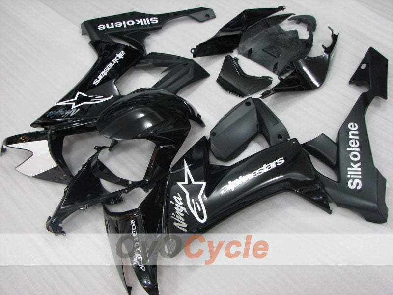 Injection Fairing kit for 08-10 NINJA ZX-10R - Black - Factory Style #OYO87906108