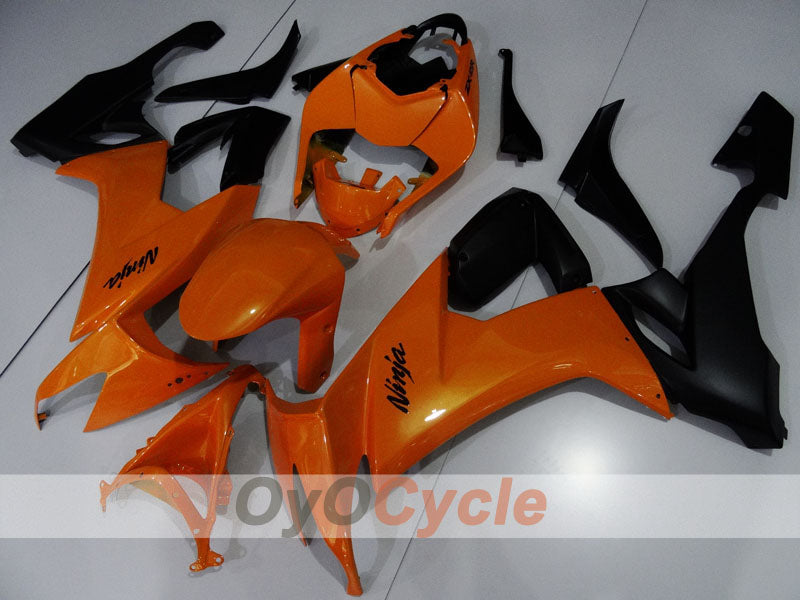 Injection Fairing kit for 08-10 NINJA ZX-10R - Orange, Black - Factory Style #OYO87906109 Main image