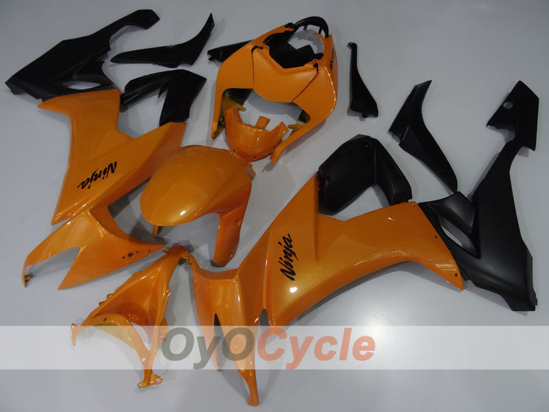Injection Fairing kit for 08-10 NINJA ZX-10R - Orange, Black - Factory Style #OYO87906110 Main image