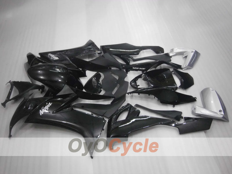 Injection Fairing kit for 08-10 NINJA ZX-10R - Black - Factory Style #OYO87906111