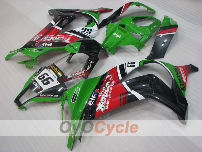 Injection Fairing kit for 11-15 NINJA ZX-10R - Green, Black - Factory Style #OYO87906114