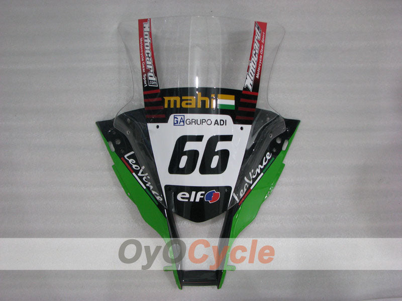 Injection Fairing kit for 11-15 NINJA ZX-10R - Green, Black - Factory Style #OYO87906114