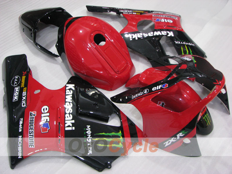 Injection Fairing kit for 00-01 NINJA ZX-12R - Red, Black - Monster #OYO87906115 Secondary image