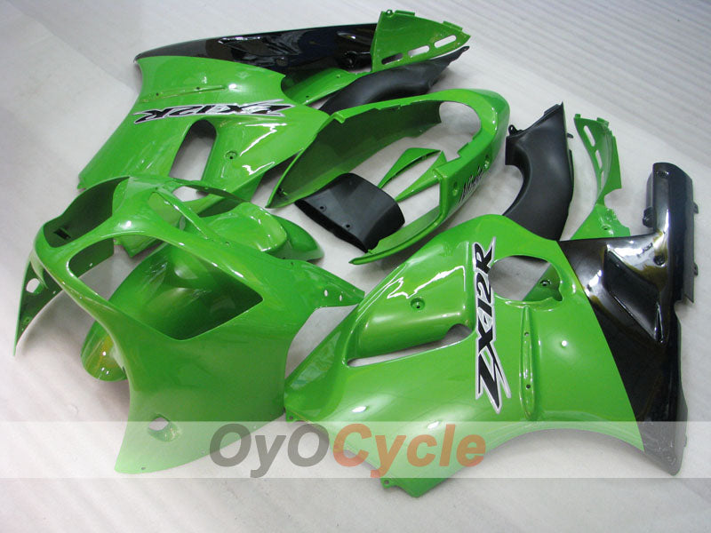 Injection Fairing kit for 00-01 NINJA ZX-12R - Green, Black - Factory Style #OYO87906117