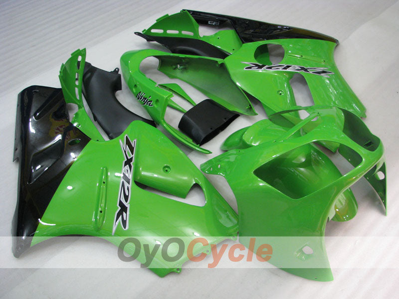 Injection Fairing kit for 00-01 NINJA ZX-12R - Green, Black - Factory Style #OYO87906117