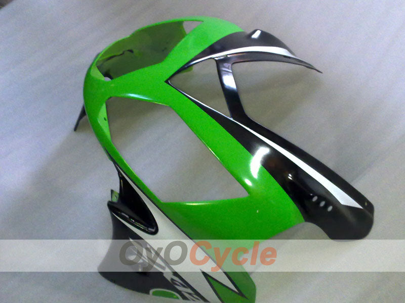 Injection Fairing kit for 02-05 NINJA ZX-12R - Green, White, Black - Factory Style #OYO87906118