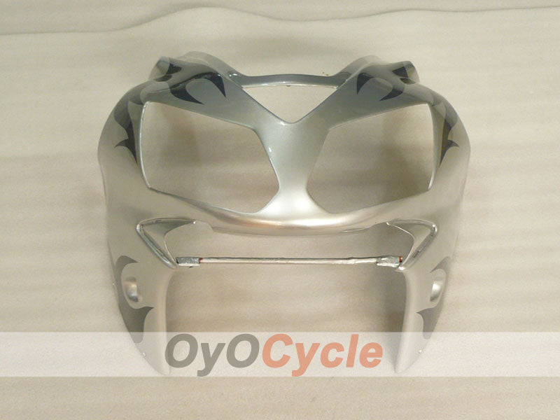 Injection Fairing kit for 02-05 NINJA ZX-12R - Black, Silver - Factory Style #OYO87906119