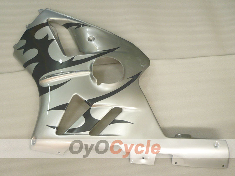 Injection Fairing kit for 02-05 NINJA ZX-12R - Black, Silver - Factory Style #OYO87906119