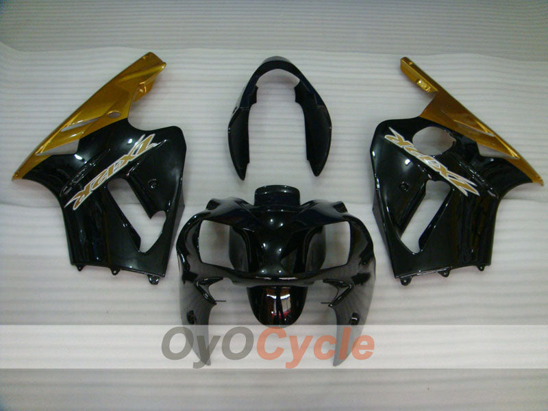 Injection Fairing kit for 02-05 NINJA ZX-12R - Black, Gold - Factory Style #OYO87906120