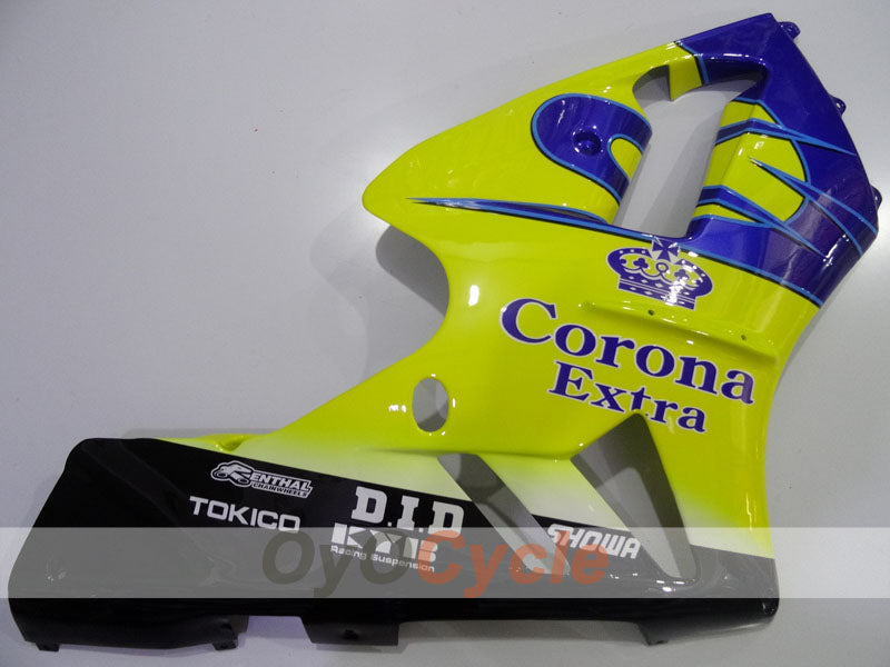 Injection Fairing kit for 02-05 NINJA ZX-12R - Yellow, Blue - Corona #OYO87906122