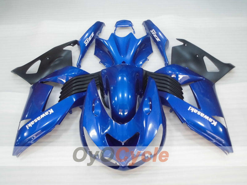 Injection Fairing kit for 06-11 NINJA ZX-14R - Blue, Black - Factory Style #OYO87906123