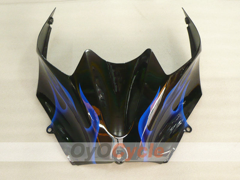 Injection Fairing kit for 06-11 NINJA ZX-14R - Blue, Black - Flame #OYO87906127