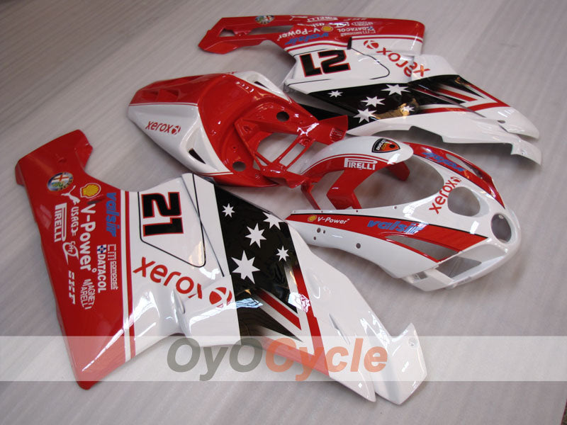 Injection Fairing kit for 03-04 Ducati 999 - Red, White, Black - Xerox #OYO87906139 Secondary image