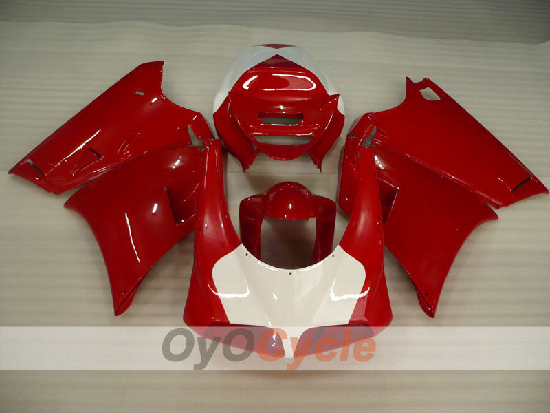 Injection Fairing kit for 99-02 Ducati 996 - Red, White - Factory Style #OYO87906145 Secondary image
