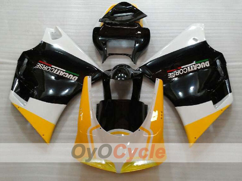 Injection Fairing kit for 99-02 Ducati 996 - Yellow, White, Black - Factory Style #OYO87906146 Secondary image